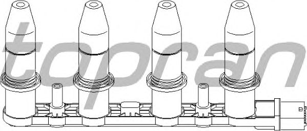 Катушка зажигания TOPRAN 207 466
