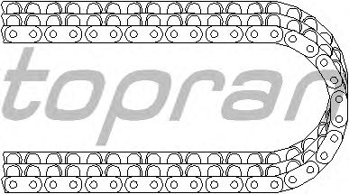 Цепь распредвала (ГРМ) TOPRAN 408 060