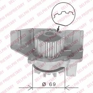 Помпа DELPHI WP1601