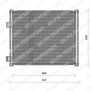 Радиатор кондиционера DELPHI TSP0225111