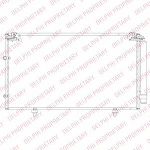 Радиатор кондиционера DELPHI TSP0225690