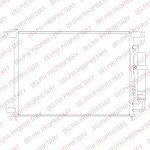 Радиатор кондиционера DELPHI TSP0225694