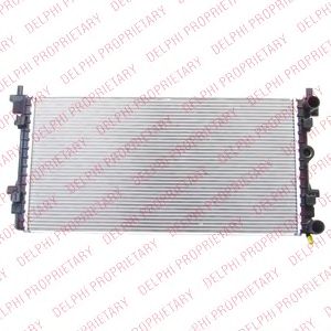 Радиатор, охлаждение двигателя DELPHI TSP0524078
