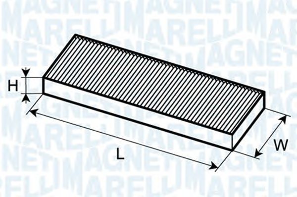 Фильтр салона MAGNETI MARELLI 350203061000