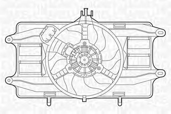 Вентилятор охолодження MAGNETI MARELLI 069422024010