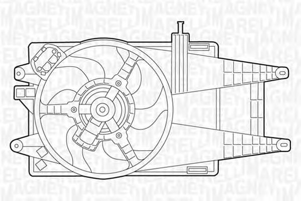 Вентилятор охолодження MAGNETI MARELLI 069422049010