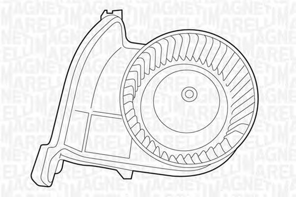Вентилятор отопителя MAGNETI MARELLI 069401326010