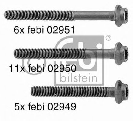 Комплект болтов головки блока цилиндров (ГБЦ) FEBI BILSTEIN 10232