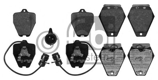 Тормозные колодки FEBI BILSTEIN 16762