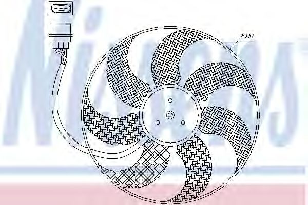 Вентилятор охлаждения NISSENS 85543