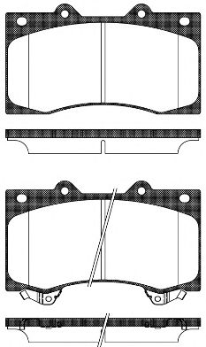 Тормозные колодки REMSA 1506.02