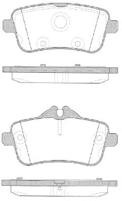 Тормозные колодки REMSA 1503.10