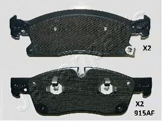 Тормозные колодки JAPANPARTS PA-915AF