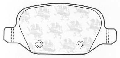 Тормозные колодки QH International BP1222