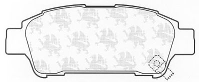 Тормозные колодки QH International BP1328