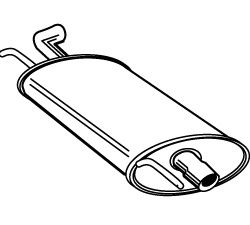 Глушитель WALKER 21526