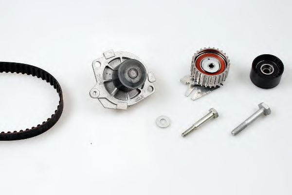 Помпа + комплект ГРМ HEPU PK10552