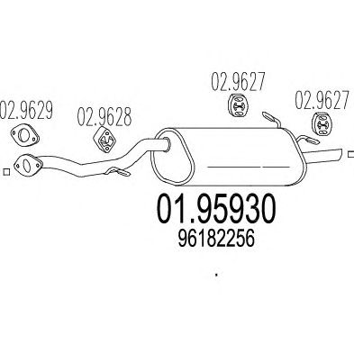 Глушитель MTS 01.95930