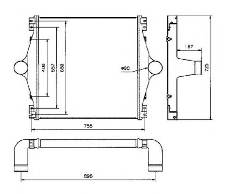 Интеркулер NRF 30814