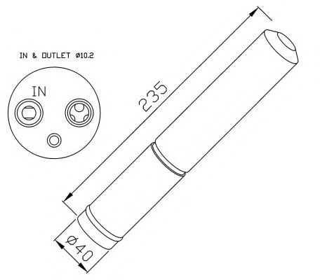 Осушитель кондиционера NRF 33225