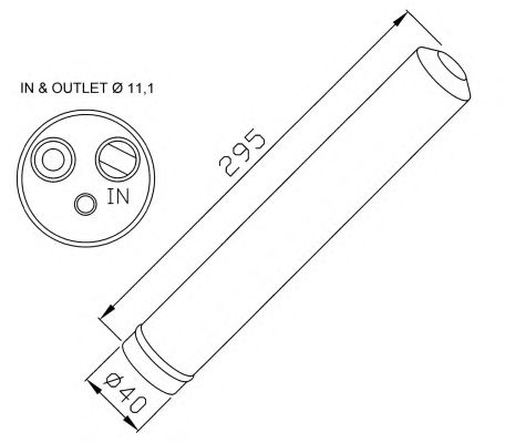 Осушитель кондиционера NRF 33298