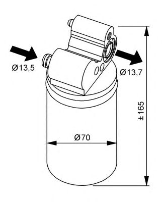 Осушитель кондиционера NRF 33313