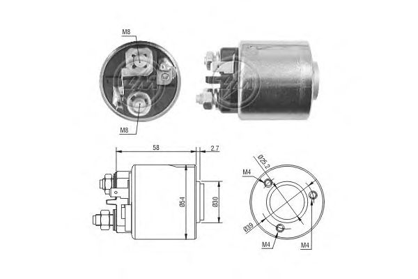 Втягивающее реле ERA ZM1491