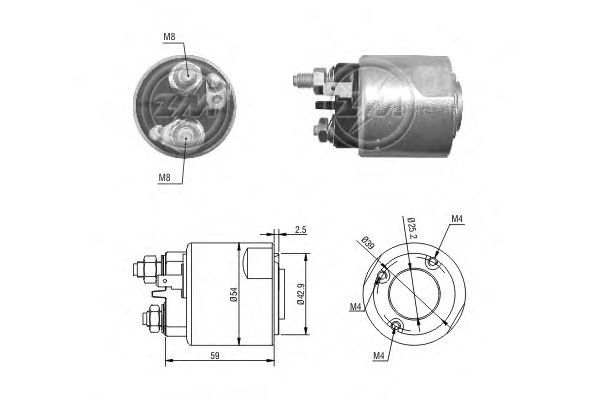 Втягивающее реле ERA ZM2495
