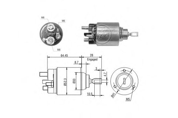 Втягивающее реле ERA ZM371