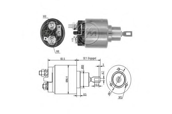 Втягивающее реле ERA ZM575
