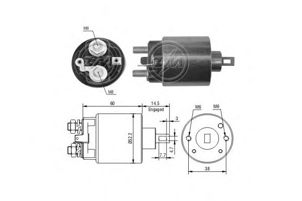 Втягивающее реле ERA ZM716