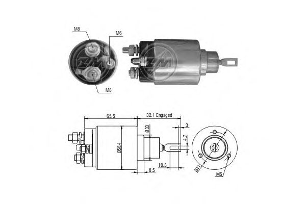 Втягивающее реле ERA ZM977