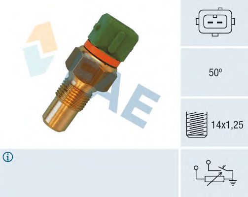 Датчик температуры охлаждающей жидкости FAE 34400