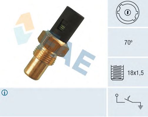Датчик температуры охлаждающей жидкости FAE 35280