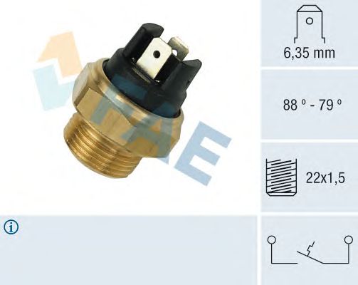 Датчик включения вентилятора FAE 37340