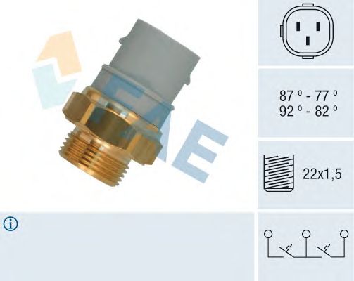 Датчик включения вентилятора FAE 38160