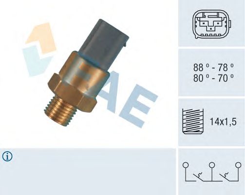 Датчик включения вентилятора FAE 38382