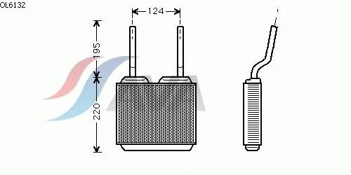 Радіатор опалення AVA QUALITY COOLING OL6132