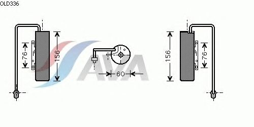 Осушитель кондиционера AVA QUALITY COOLING OLD336