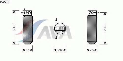 Осушитель кондиционера AVA QUALITY COOLING SCD014