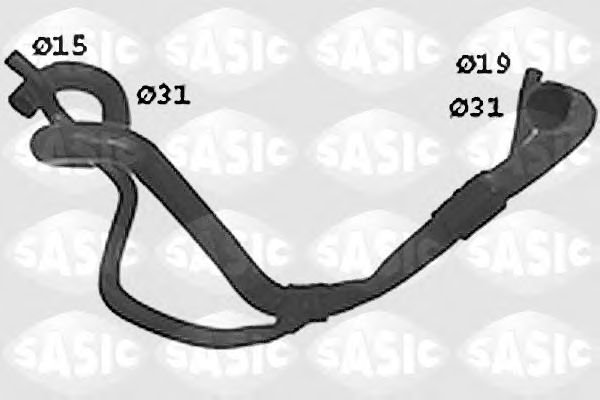 Шланг радиатора SASIC SWH4303