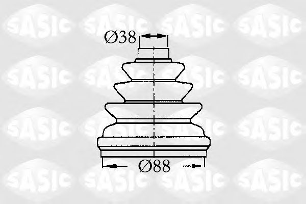 Комплект пильника ШРКШ SASIC 2873803
