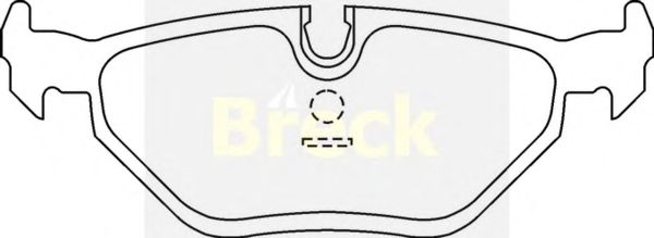 Тормозные колодки BRECK 20995 00 704 00