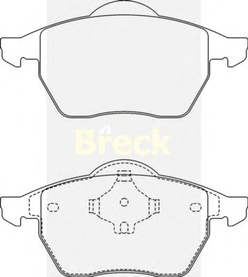 Тормозные колодки BRECK 21848 00 701 00