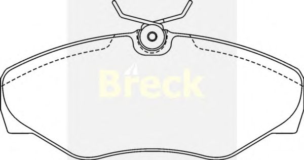 Тормозные колодки BRECK 23099 00 703 00