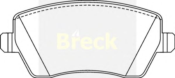 Тормозные колодки BRECK 23973 00 702 00