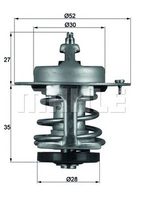 Термостат MAHLE ORIGINAL TX 69 79