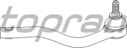 Наконечник рулевой тяги TOPRAN 107 510