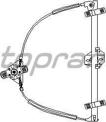 Стеклопод'емник TOPRAN 102 888