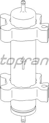 Топливный фильтр TOPRAN 500 741
